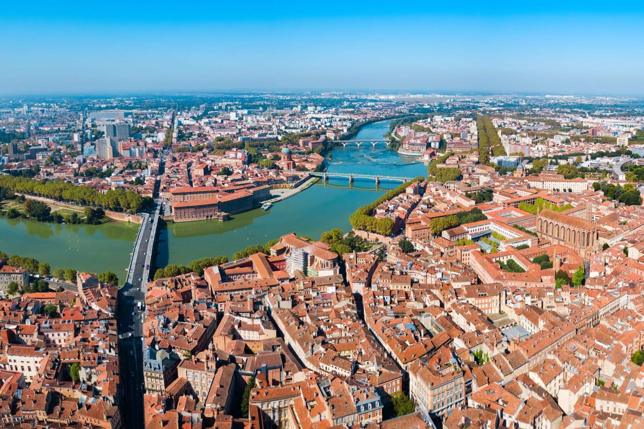 vista de la ciudad de Toulouse